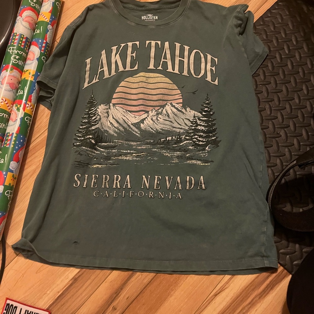Hollistee size small shirt.